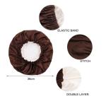 Silky Satin Elastic Band Bonnet
