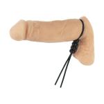 4-Way Adjustable Cock And Ball Tie - Black
