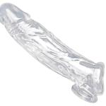 Realistic Clear Penis Enhancer And Ball Stretcher