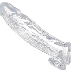 Realistic Clear Penis Enhancer And Ball Stretcher
