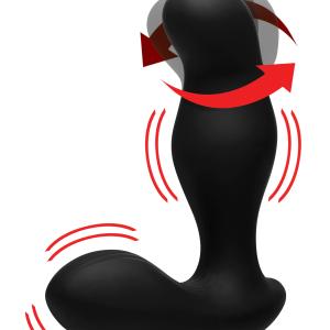 7X P-Gyro Silicone Prostate Stimulator With Gyrating Shaft