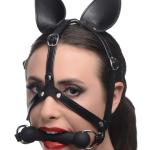 Dark Horse Pony Head Harness With Silicone Bit