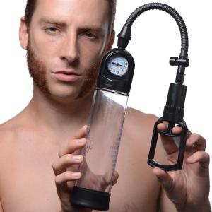 Trigger Penis Pump With Built-In Pressure Gauge
