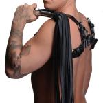 Leather Flogger With Stainless Steel Handle