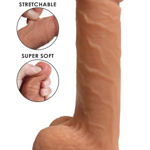 Easy Riders Dual Density Silicone Dildo - 7 Inch