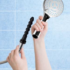 Shower Head With Silicone Enema Nozzle