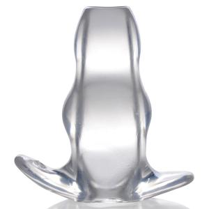 Clear View Hollow Anal Plug - Medium