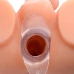 Clear View Hollow Anal Plug - Xl