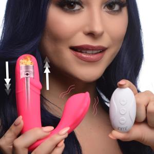 Panty Thumper 7X Thumping Silicone Vibrator With Remote Control