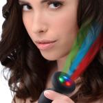 Light Up Silicone Anal Plug - Large