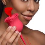 Bloomgasm Rose Buzz 7X Silicone Clit Stimulator And Vibrator