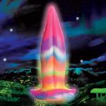Unicorn Kiss Unicorn Tongue Glow-In-The-Dark Silicone Dildo