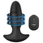 10X Sliding Ring Silicone Missile Plug With Remote