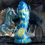 Sea Stallion Vibrating Silicone Dildo With Remote