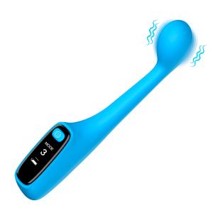 Silicone G-Spot Vibrator With Digital Display