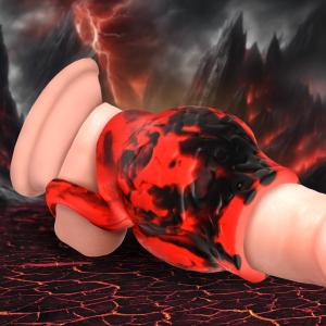 Hell Hound Silicone Girth Enhancer With Ball Strap - Large