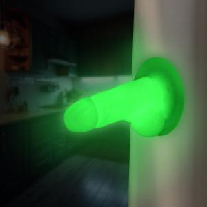 Glow-In-The-Dark Suction Snap-On Peckers