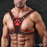 Alpha Pup Bulldog Harness - Red