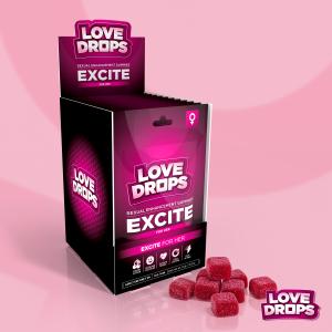 Sexual Enhancement Gummies For Her - Excite Pop Display 12Ct