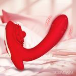 Petal Twirl Clit Massaging Silicone Vibrator