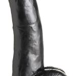 Jock 8 Inch Dong With Balls Black