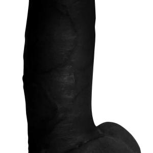 7 Inch Dildo With Balls - Black