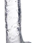 Jock C-Thru Dildo With Balls - 9 Inch