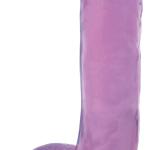 7 Inch Slim Stick With Balls Grape Ice Dildo