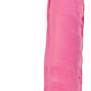 8 Inch Slim Stick With Balls Cherry Ice Dildo