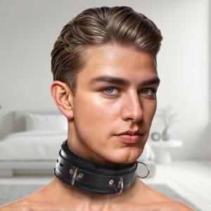 Strict Leather Premium Fur Lined Locking Collar- Xl