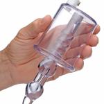 Anal Pump Cylinder With Stimulator Shaft